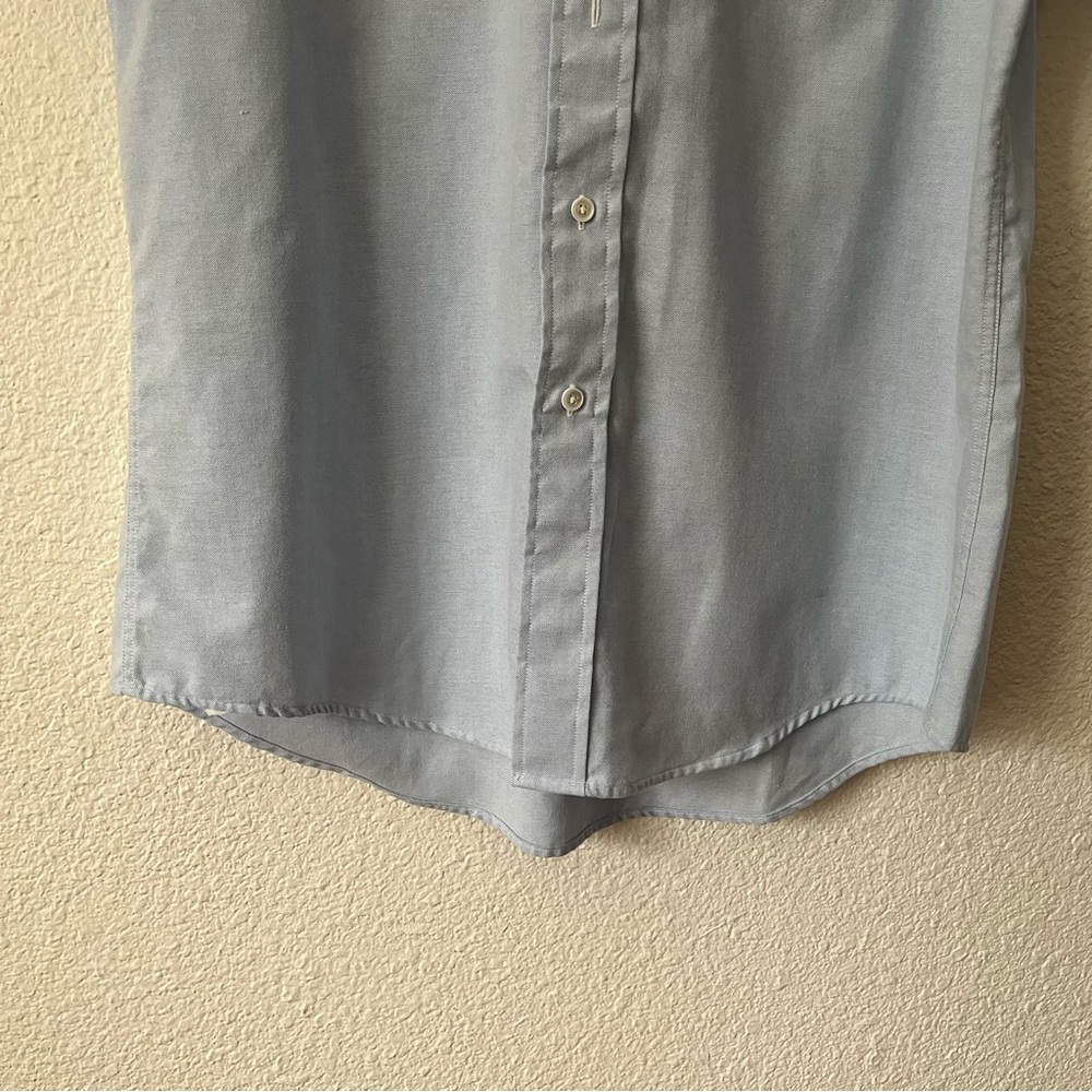 Stafford Short Sleeve Light Blue Shirt Men’s Size 16 - Picture 4 of 6